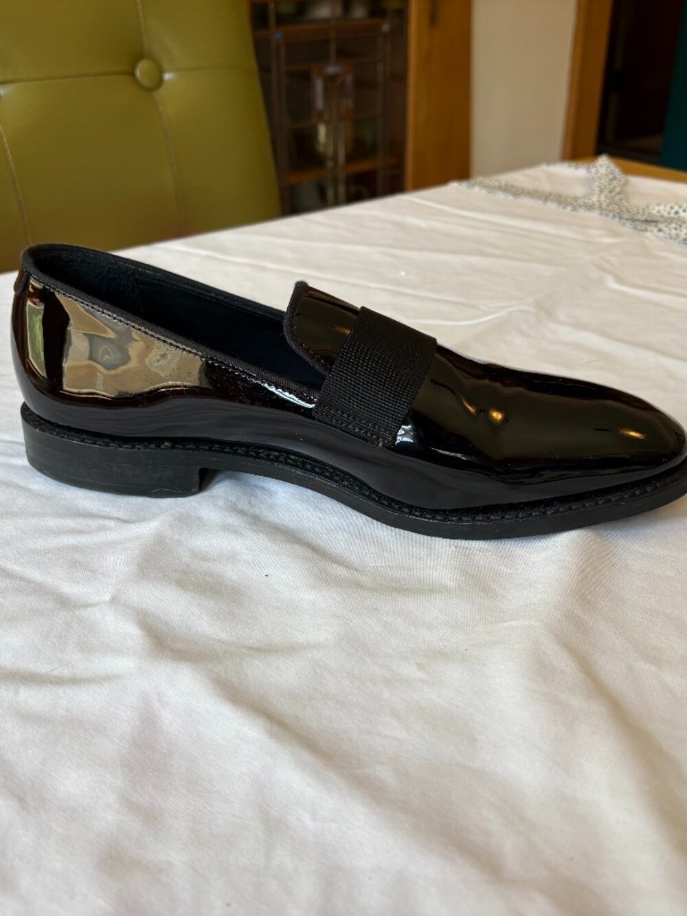 Men's Allen Edmonds James Patent LeatherTuxedo Slip-on Loafers